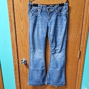 Silver Jeans Women's Flare Blue Denim Size W31/L31